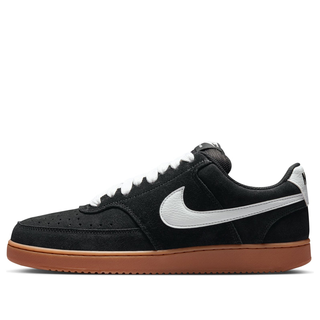 Nike Court Vision Low FL Black/Gum Medium Brown/White