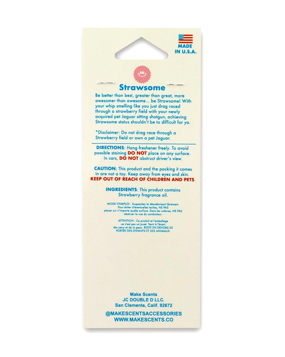 Make Scents Howdy Strawsome Air Freshener
