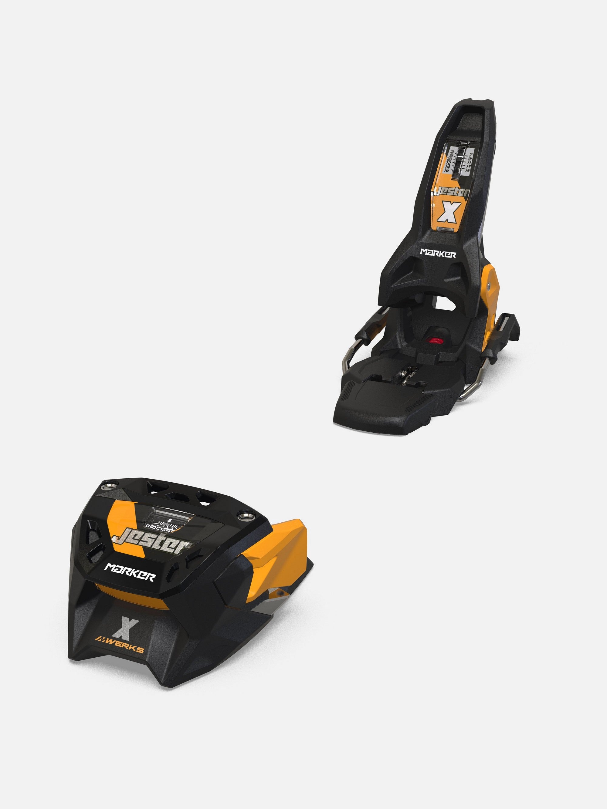 Marker Jester X 16 MWerks Bindings - Black/Orange