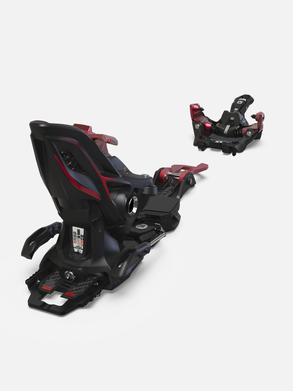 Marker Kingpin 13 Bindings - Black/Red