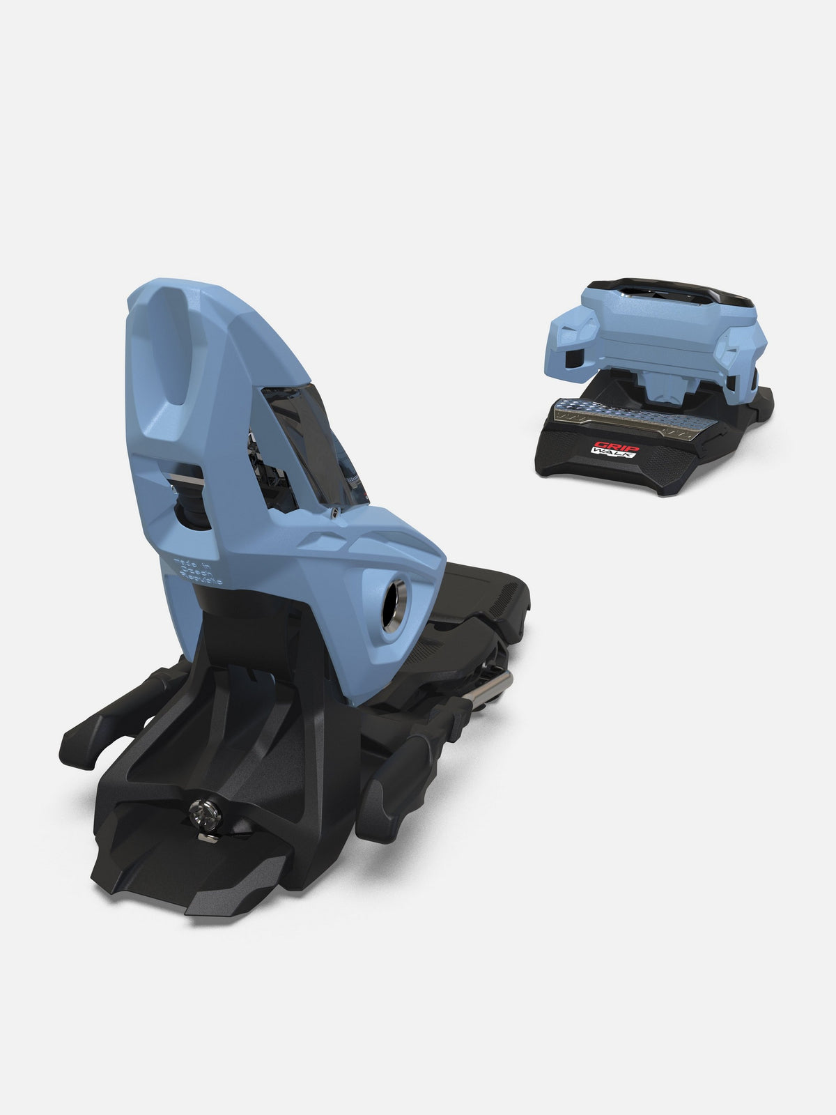Marker Squire 11 Bindings - Light Blue/Black, heel and brake detail