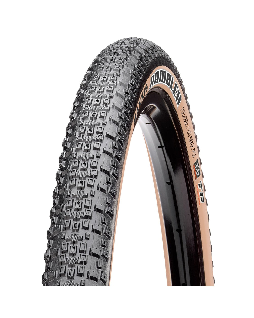 Maxxis Rambler EXO Tire Tan Wall