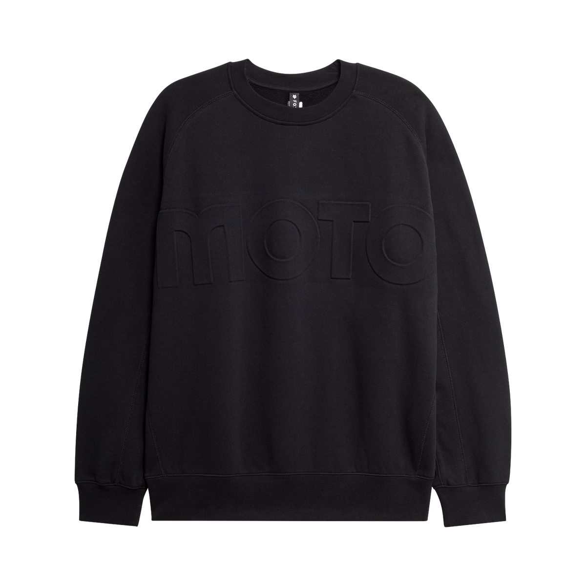 Fox Men's Moto-X Oversized Crew Sweatshirt - Black - Front