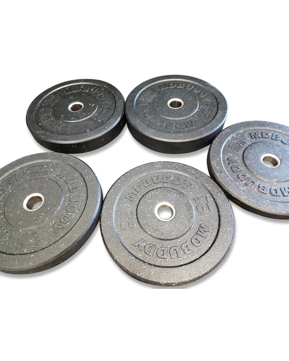 MD Buddy Crumb Rubber Bumper Plates