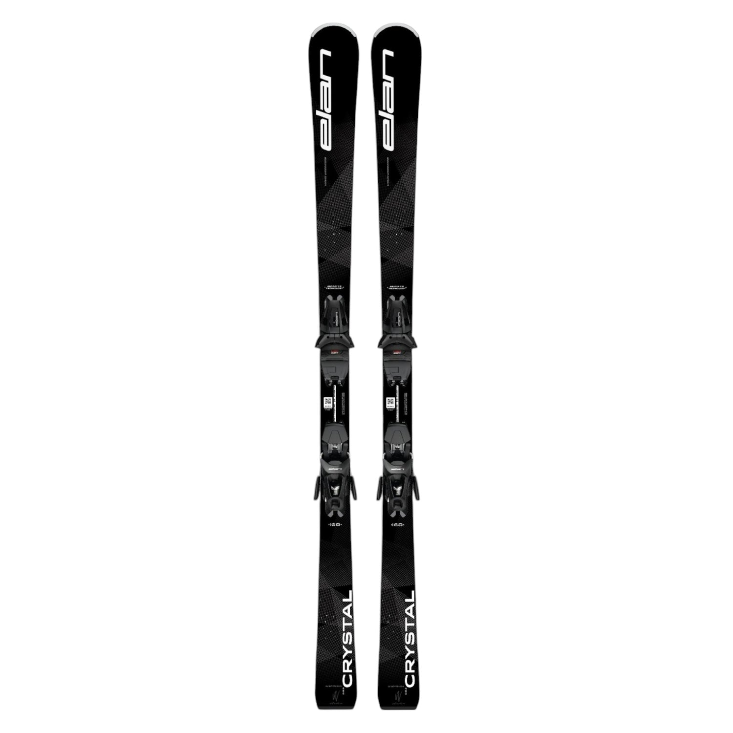 Elan Crystal Black LS + EL 9.0 GW Women Alpine Skis