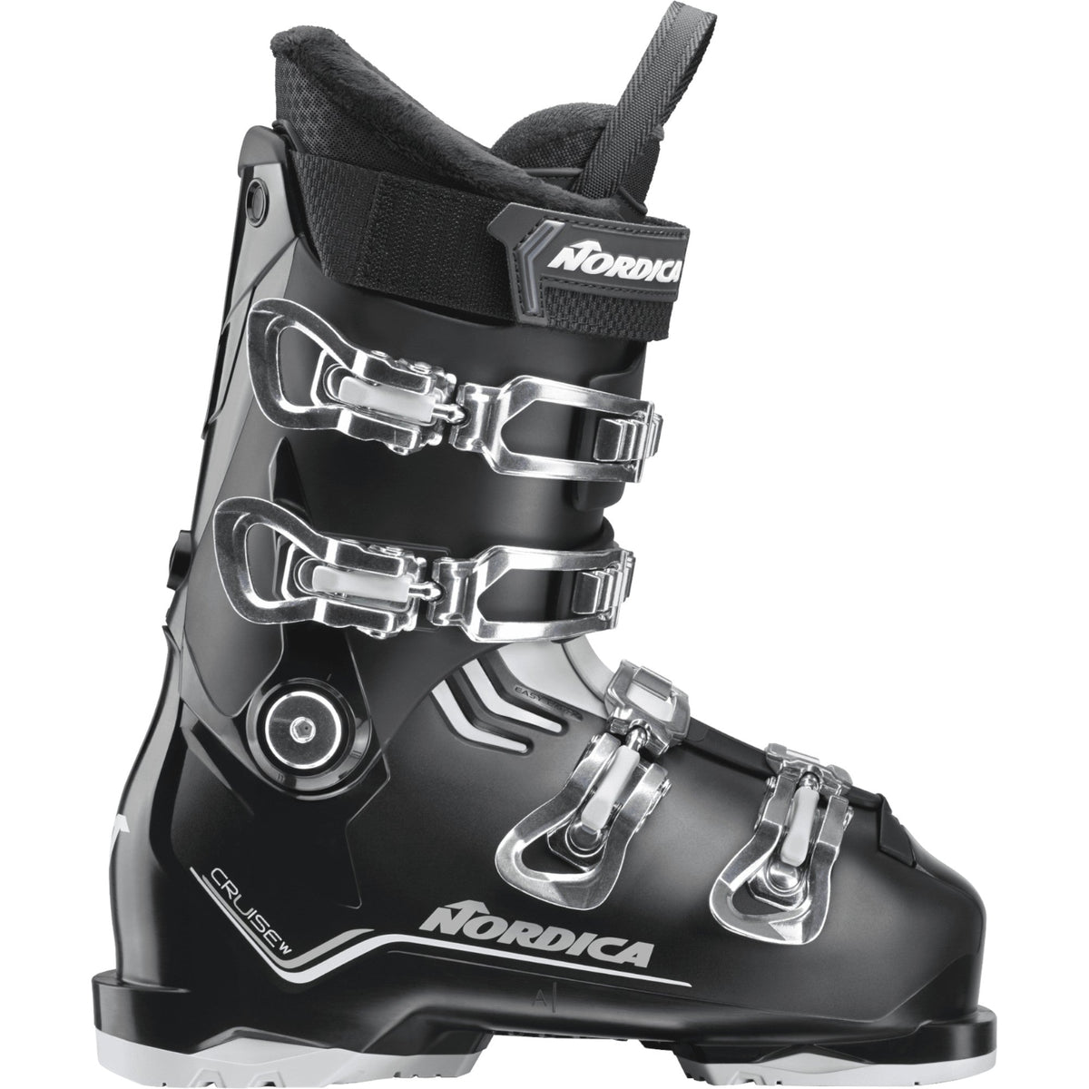 Nordica Women's The Cruise Ski Boots - Black/Sand, front view