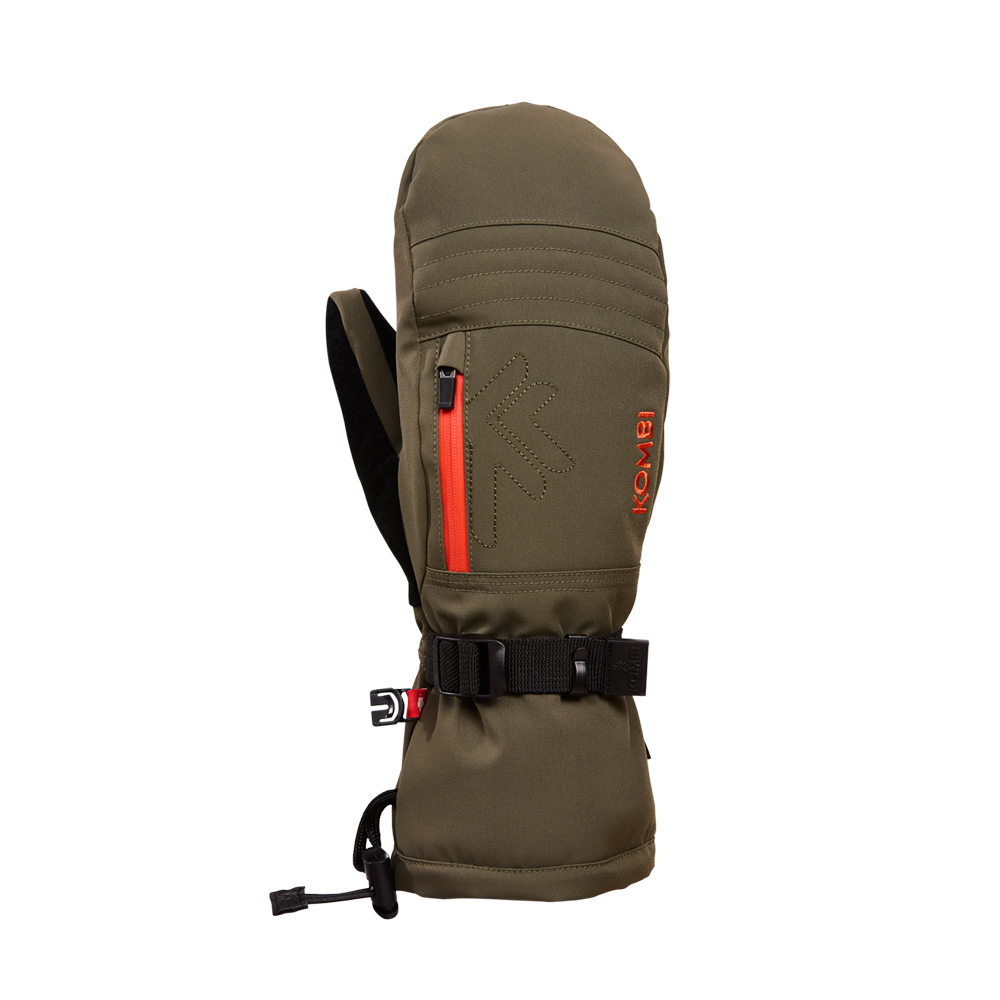 Kombi Trek Mitts - Fern with Kombi Red