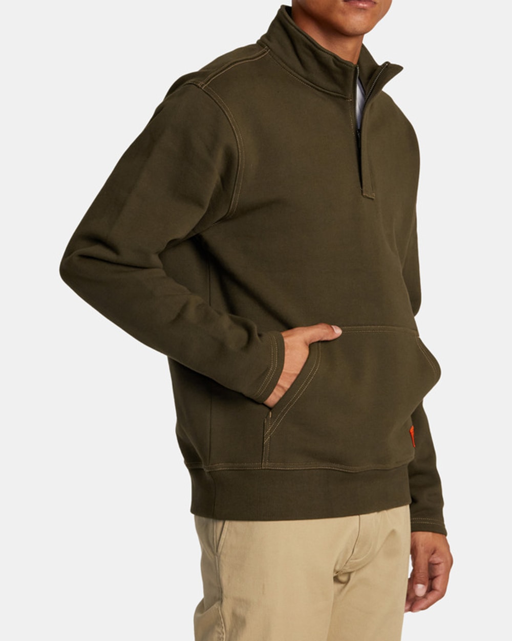 Men's Chainmail Half Zip Sweatshirt