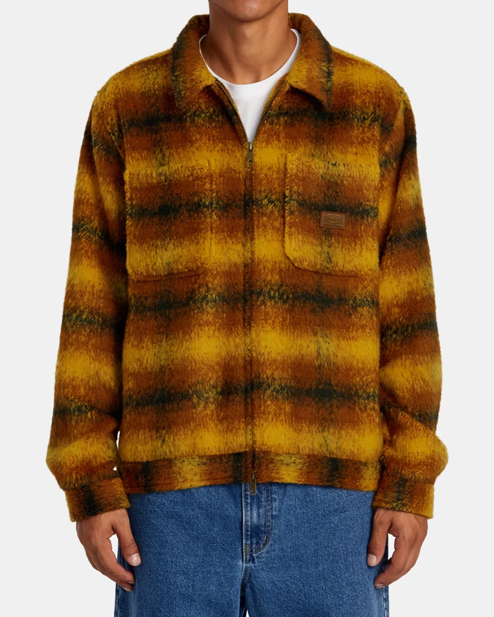 Men's Chainmail Zip Flannel