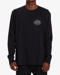 Men's Crayon Wave Long Sleeve T-Shirt
