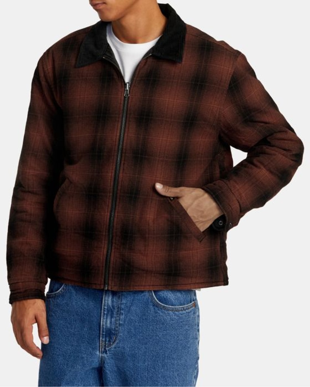 RVCA Men's Dayshift Reversible Flannel