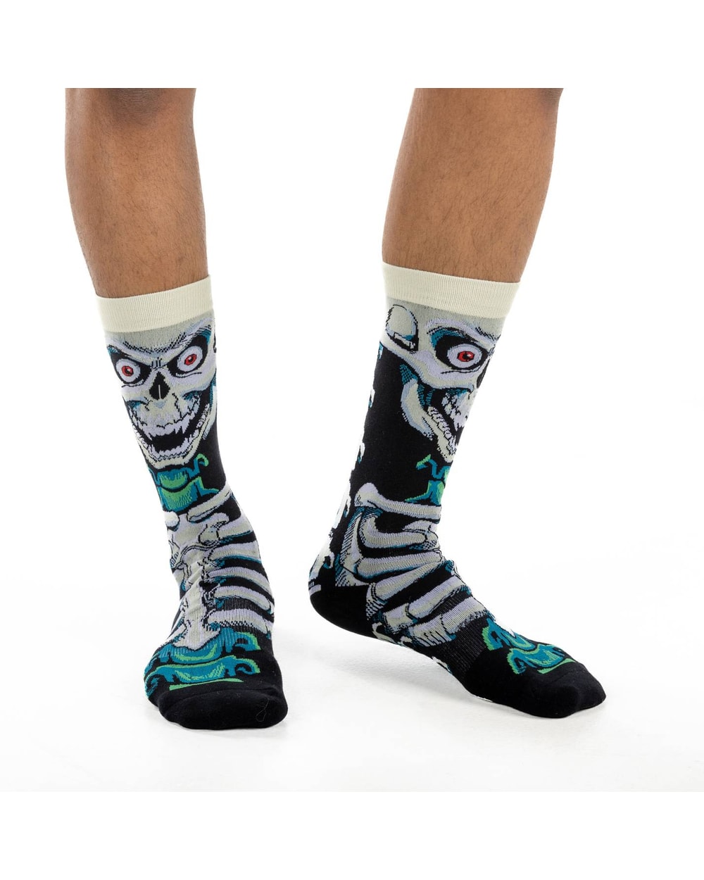 Good Luck Sock Men's Evil Skeleton Socks