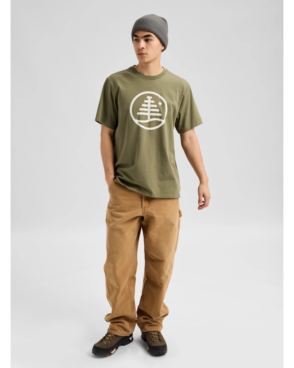 Burton Men's Family Tree Short Sleeve T-Shirt - Forest Moss