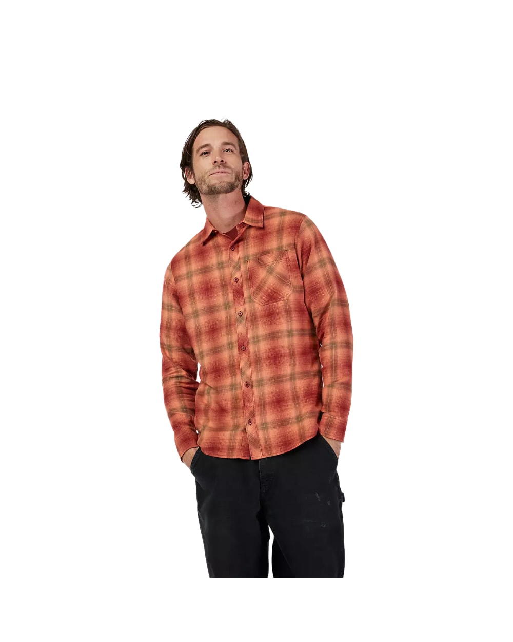 Fox Men's Head Survivalist Flannel Shirt