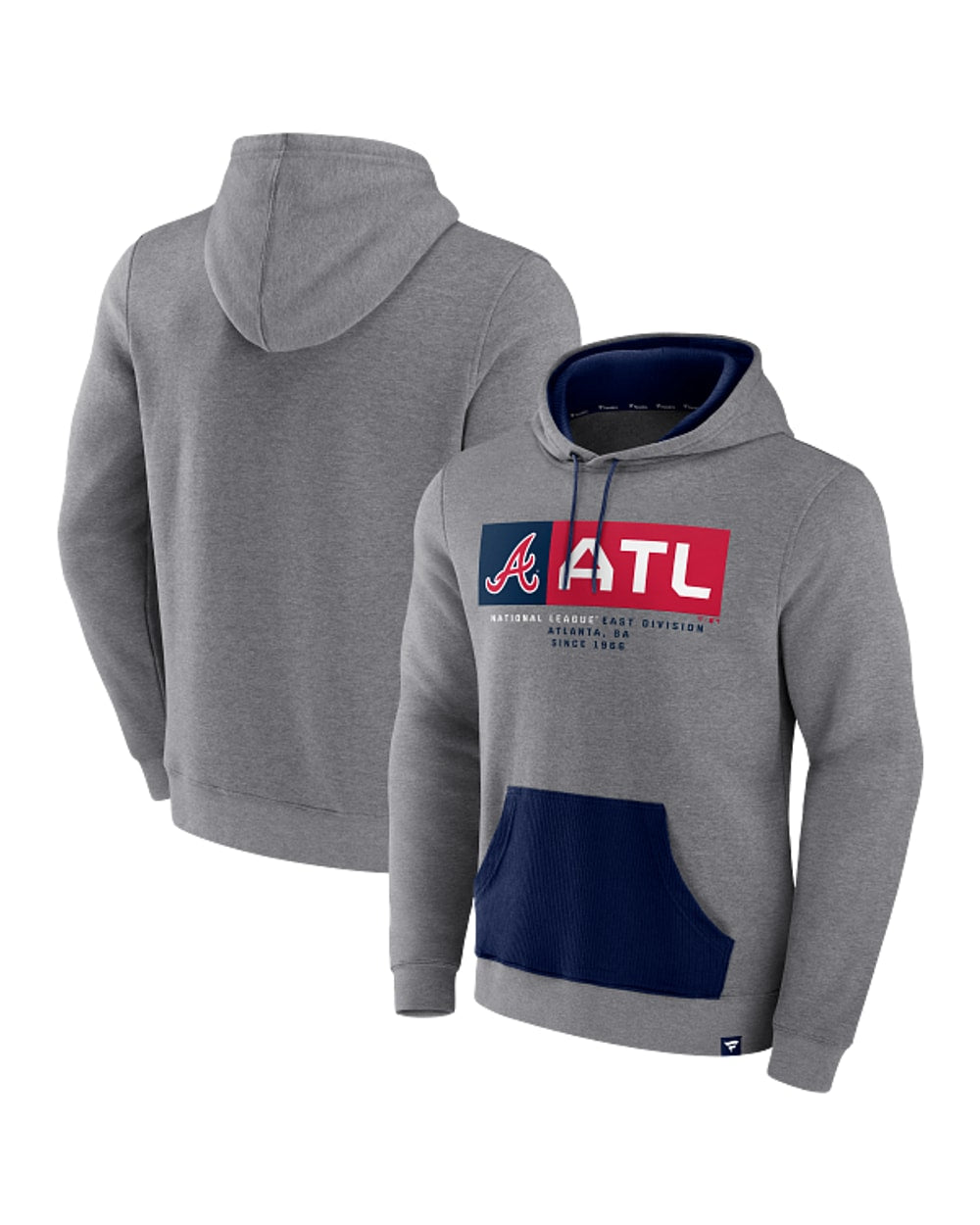 Fanatics Men's Iconic Fleece Rib Block Hoodie