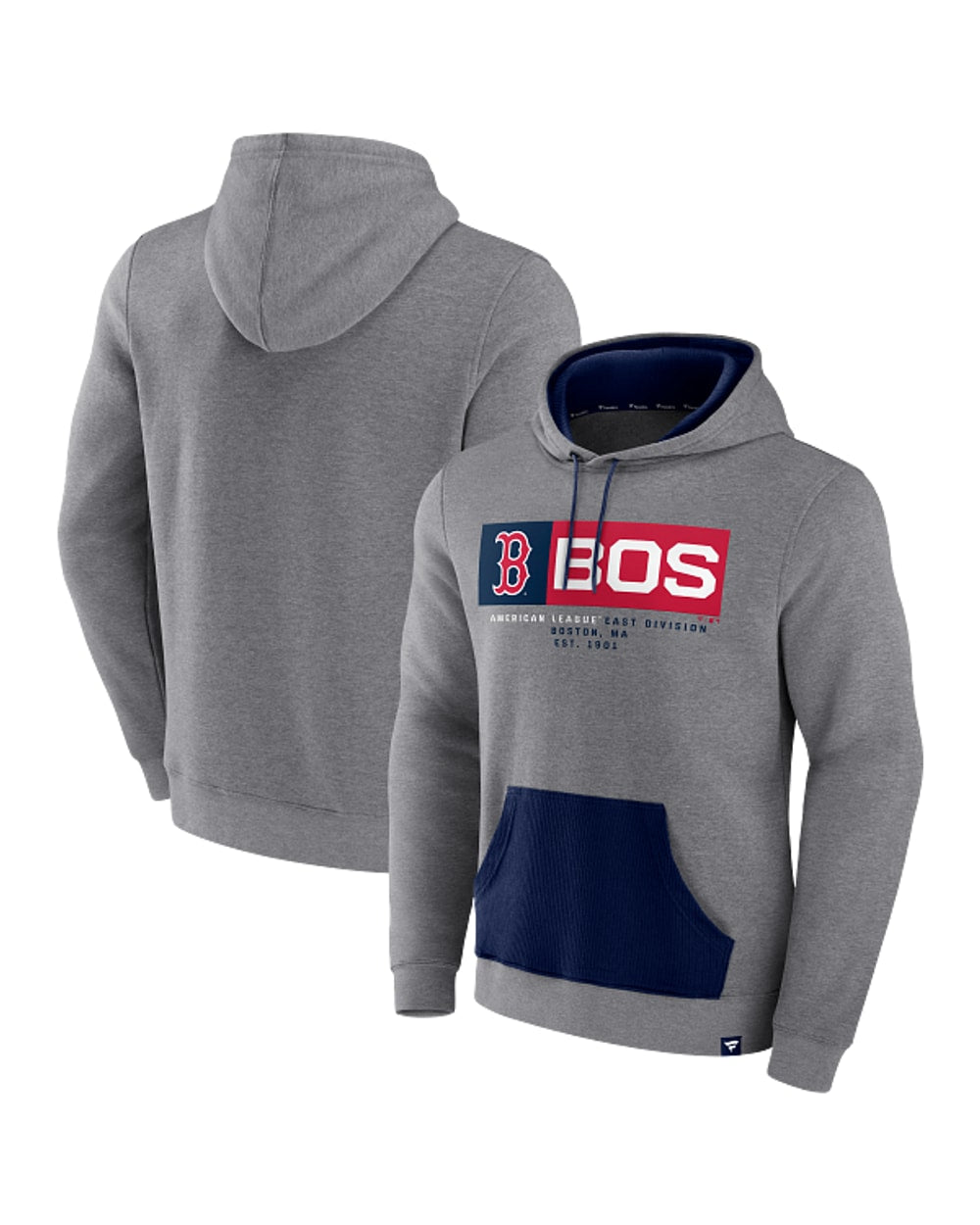 Fanatics Men's Iconic Fleece Rib Block Hoodie