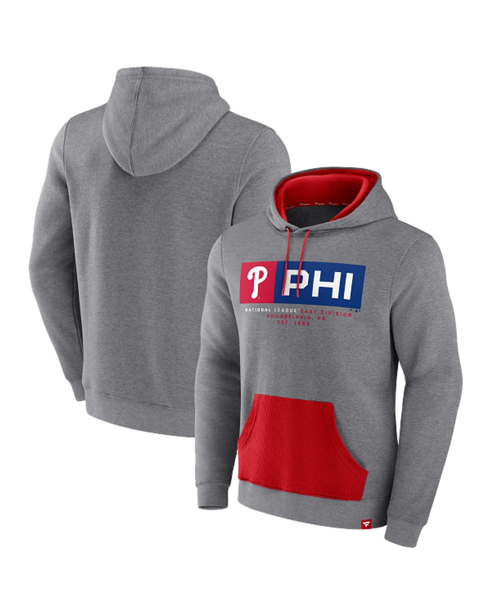 Fanatics Men's Iconic Fleece Rib Block Hoodie