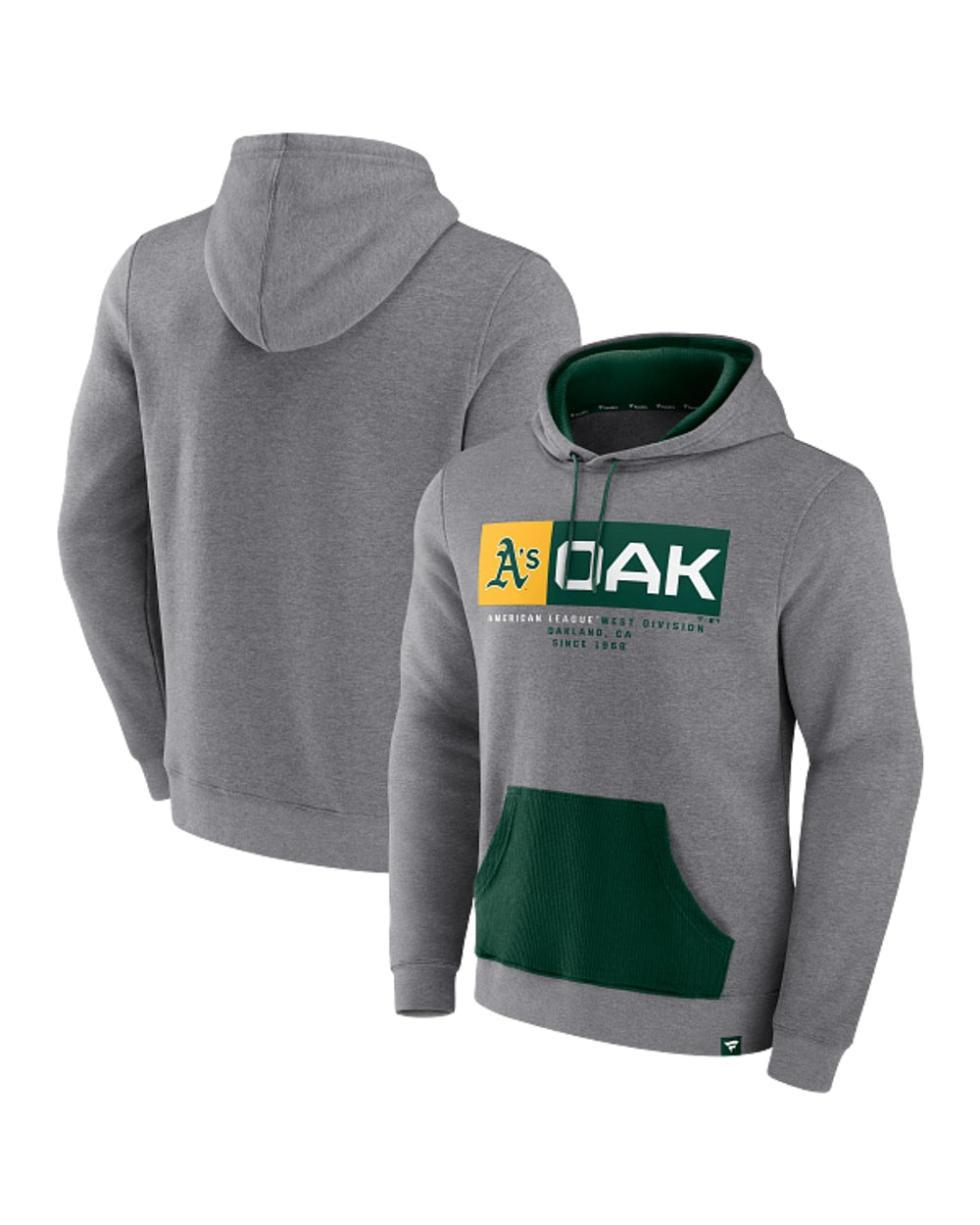 Fanatics Men's Iconic Fleece Rib Block Hoodie