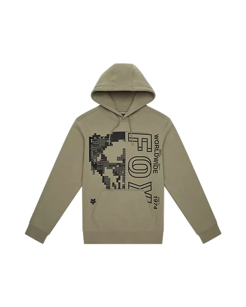 Fox Men's Image Skull Pullover Hoodie