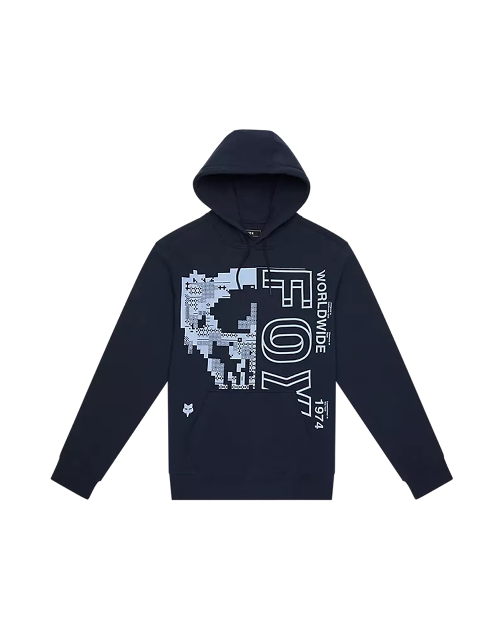 Fox Men's Image Skull Pullover Hoodie