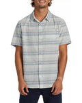 Men's Oxford Stripe Classic Short Sleeve Woven Shirt
