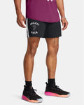 Under Armour Men's Project Rock Mesh Badge Of Honor Shorts