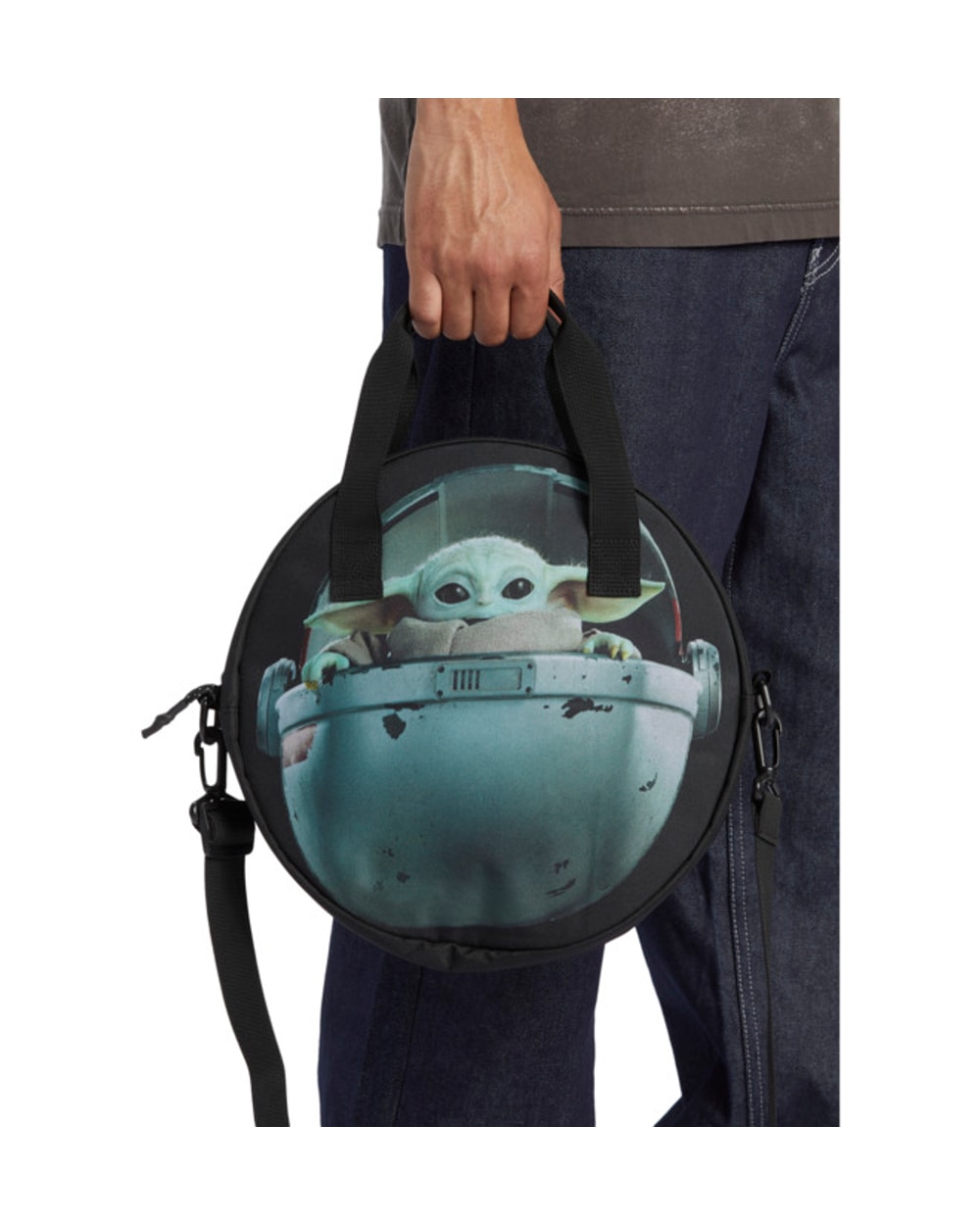 DC Men's Star Wars Grogu Shoulder Bag