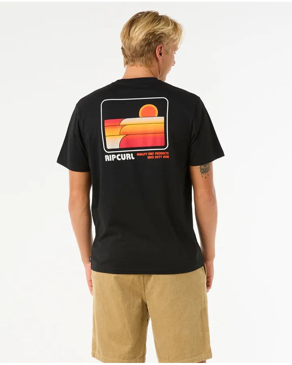 Rip Curl Men's Surf Revival Stacked Tee