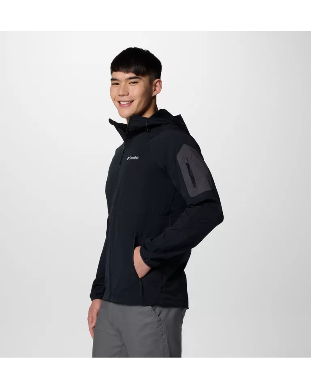 Men's Tall Heights II Hooded Softshell Hiking Jacket