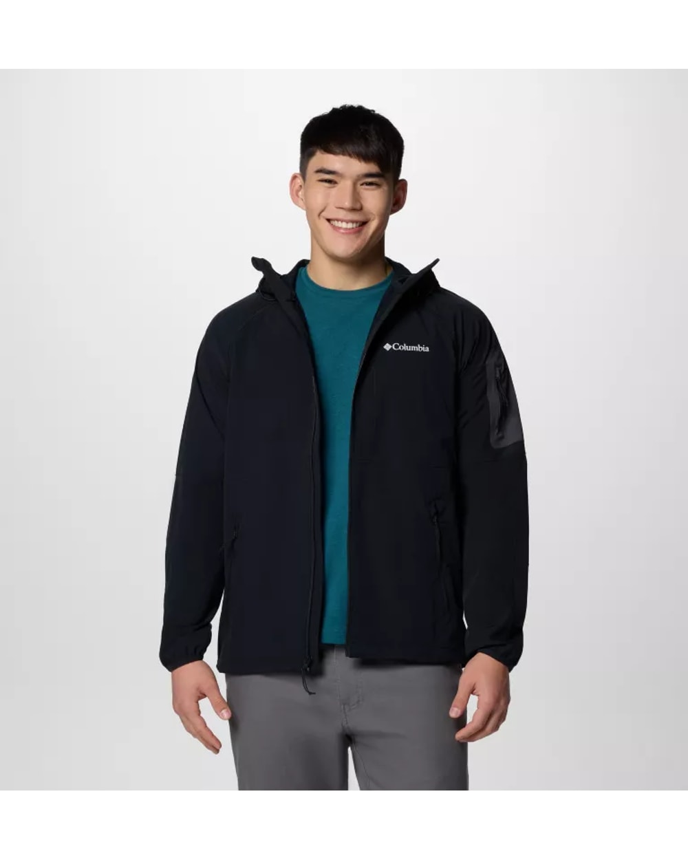 Men's Tall Heights II Hooded Softshell Hiking Jacket