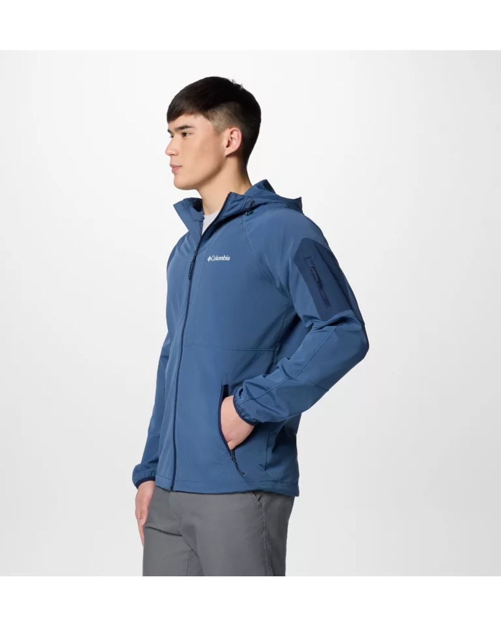 Men's Tall Heights II Hooded Softshell Hiking Jacket
