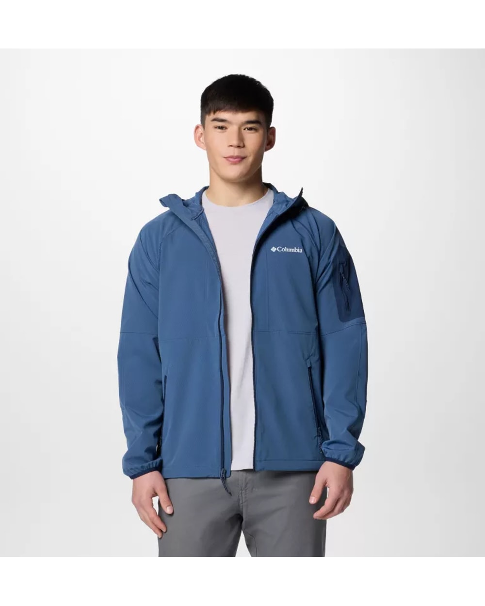 Men's Tall Heights II Hooded Softshell Hiking Jacket