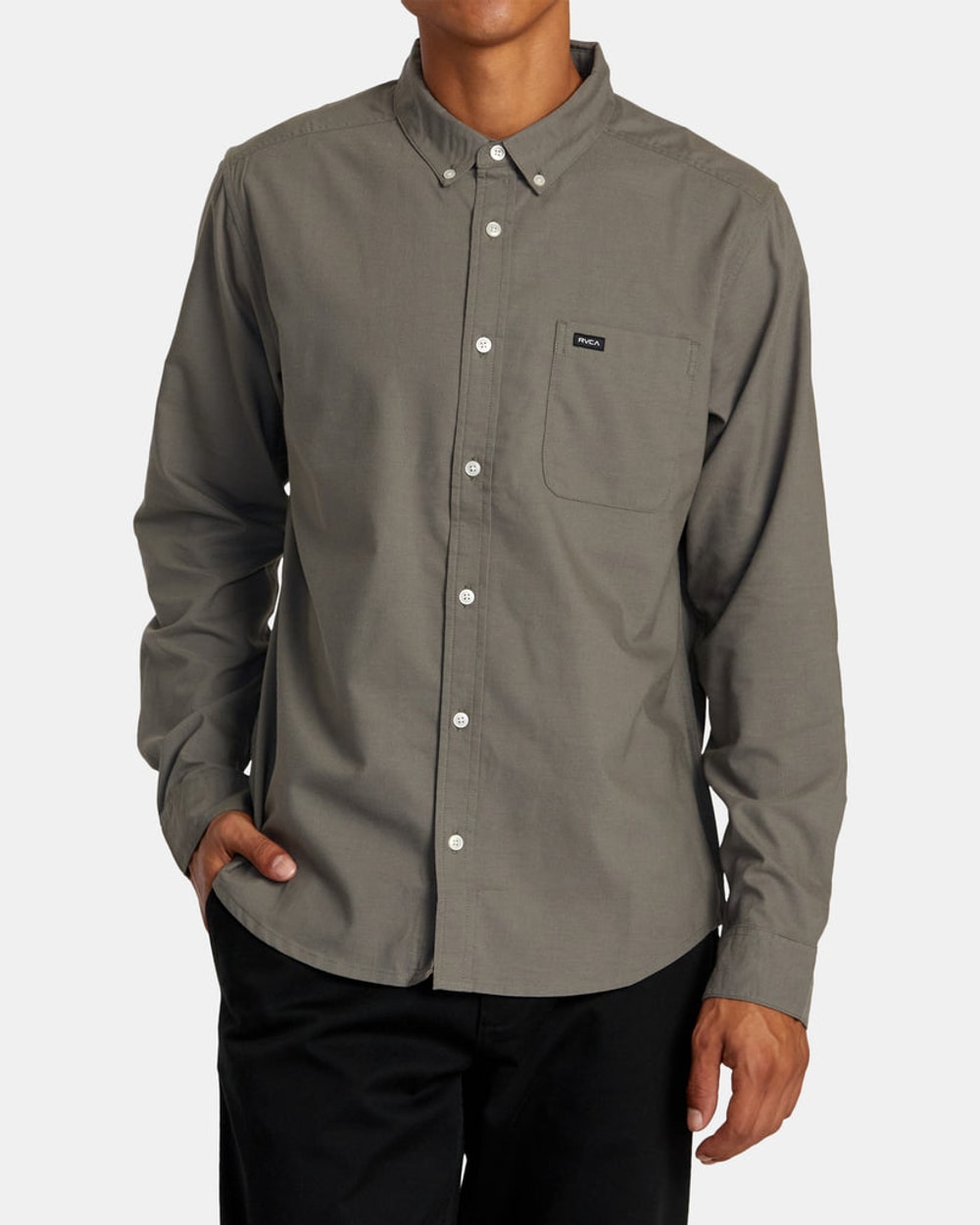 RVCA Men's That'll Do Long Sleeve Shirt