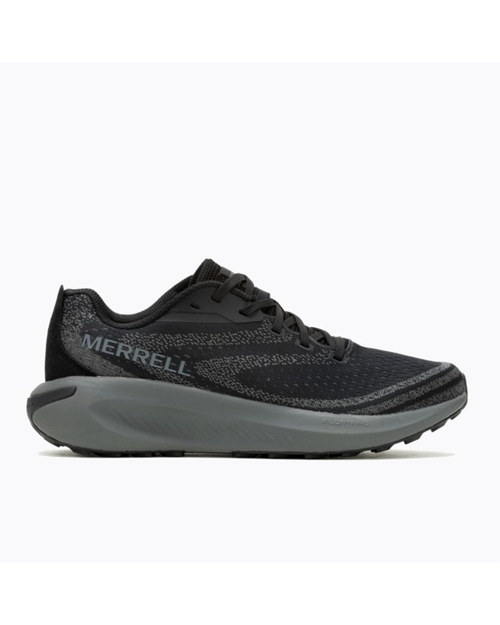 Merrell Men's Morphlite Trail Running Shoe in Black/Asphalt