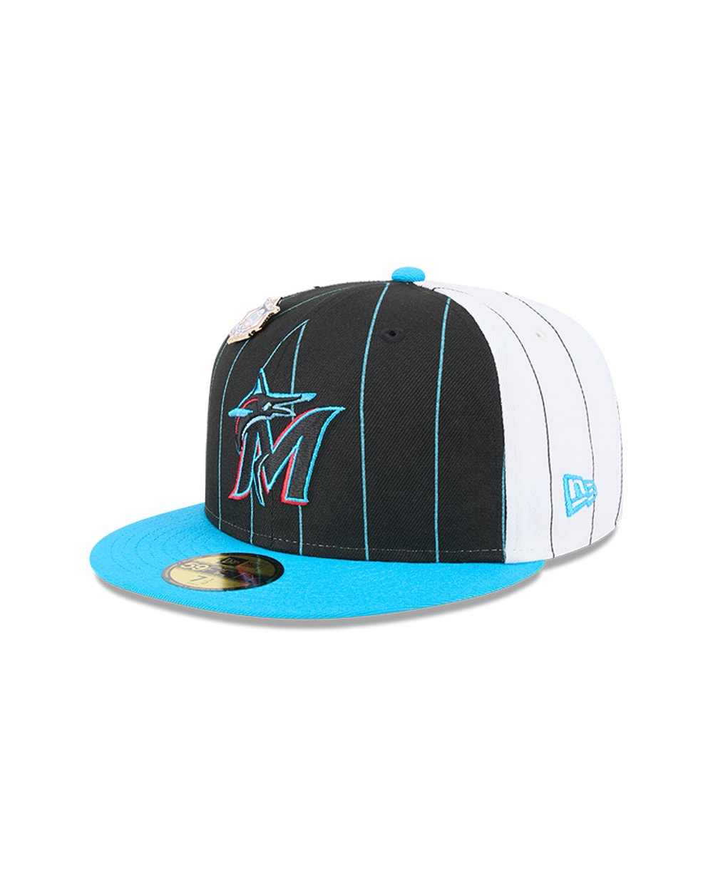 Miami Marlins Pinstripe 59FIFTY Fitted Hat