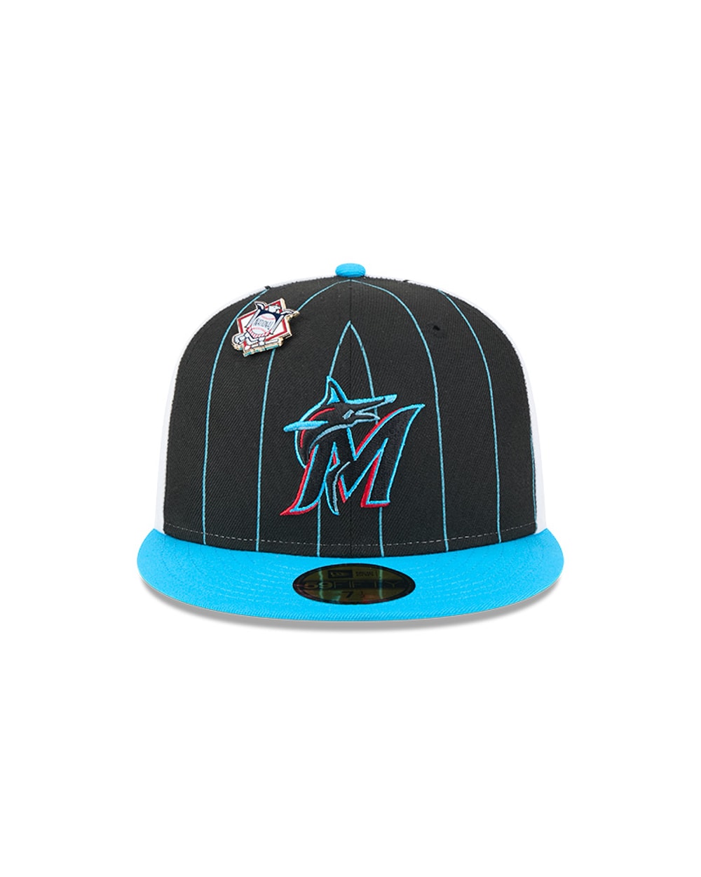 Miami Marlins Pinstripe 59FIFTY Fitted Hat
