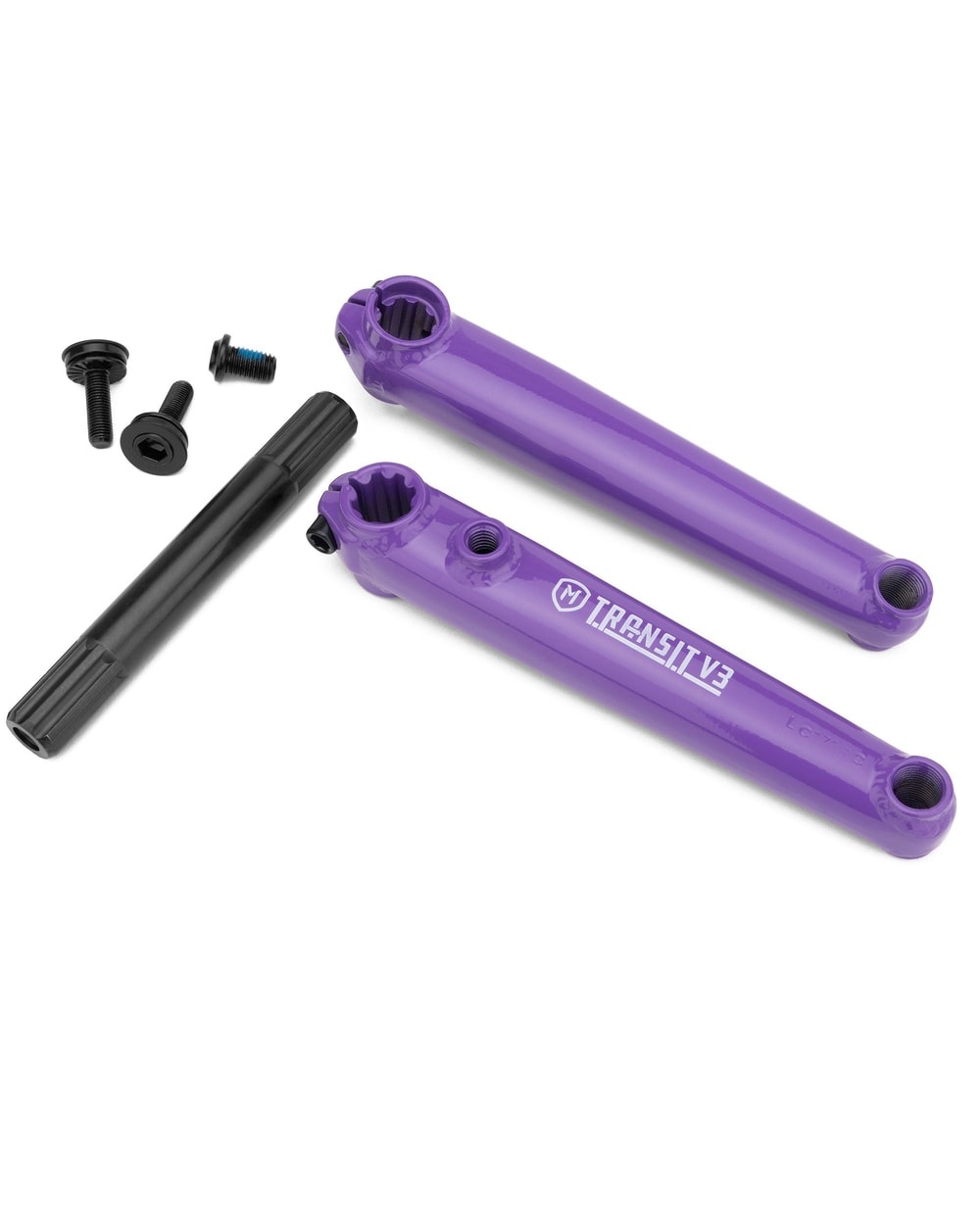 Mission Transit V3 Cranks 170mm Purple