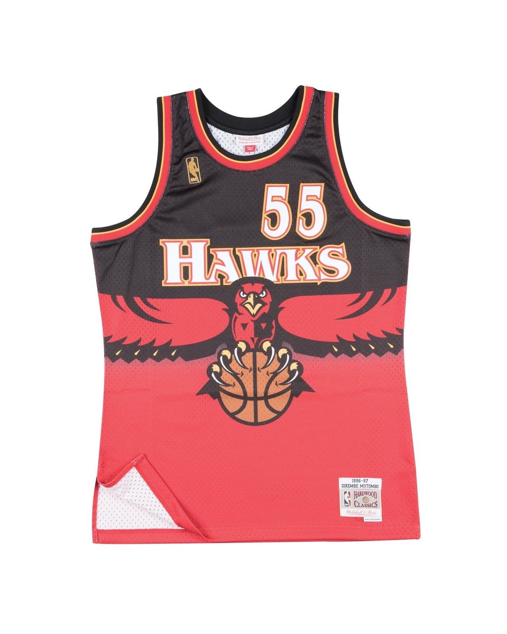 Mitchell & Ness Atlanta Hawks Dikembe Mutombo 1996 Hardwood Classics Swingman Jersey