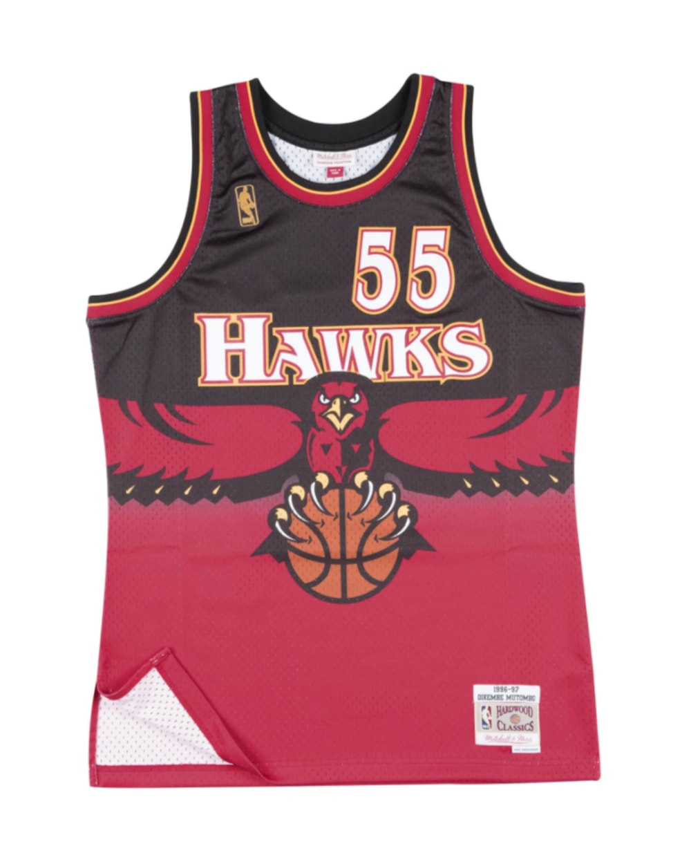 Mitchell & Ness Atlanta Hawks Dikembe Mutombo 1996 Hardwood Classics Swingman Jersey
