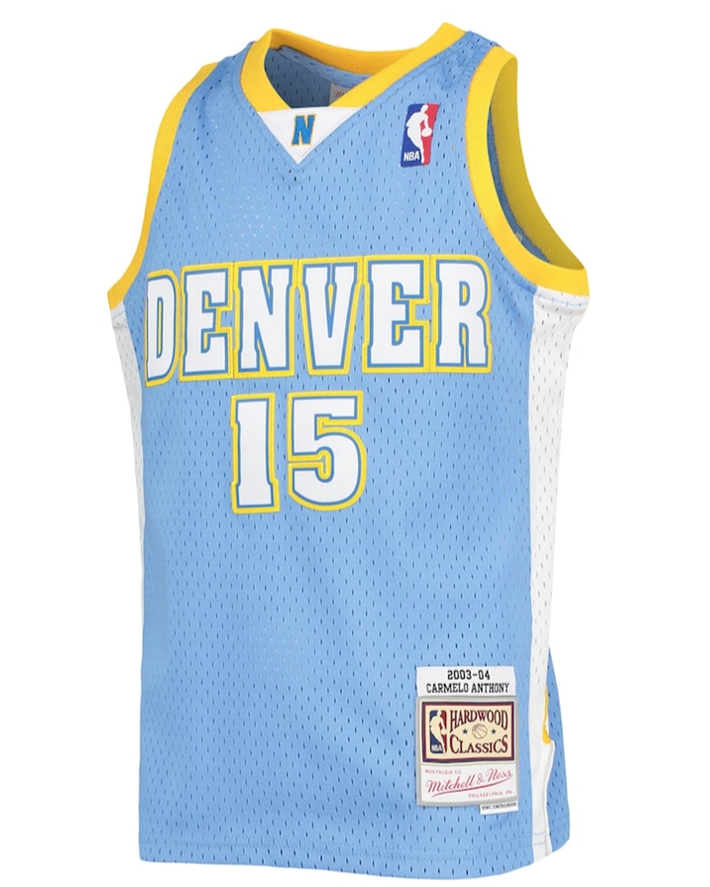 Mitchell & Ness Denver Nuggets Carmelo Anthony 2003 Hardwood Classics Swingman Jersey