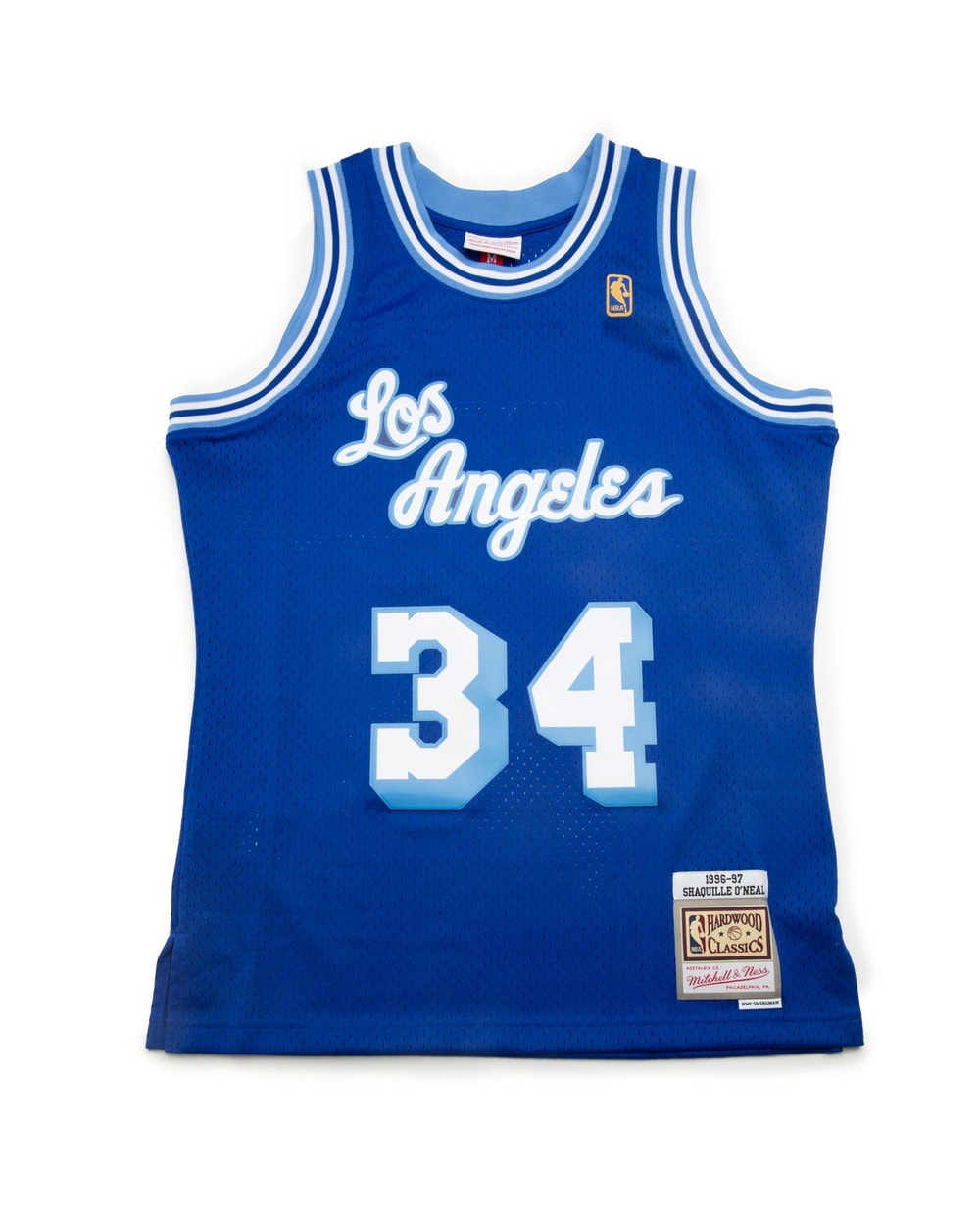 Mitchell & Ness Los Angeles Lakers Shaquille O'Neal 1996 Hardwood Classics Swingman Jersey