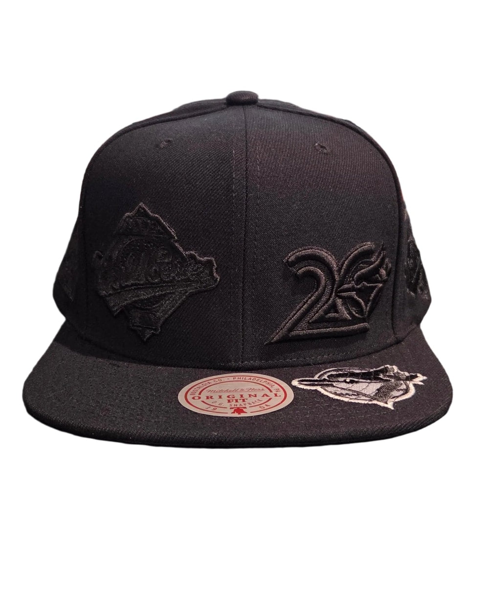 Mitchell & Ness Toronto Blue Jays Blacked Out Snapback Hat