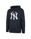 '47 Brand MLB Imprint Headline Hoodie - New York Yankees, navy, front view