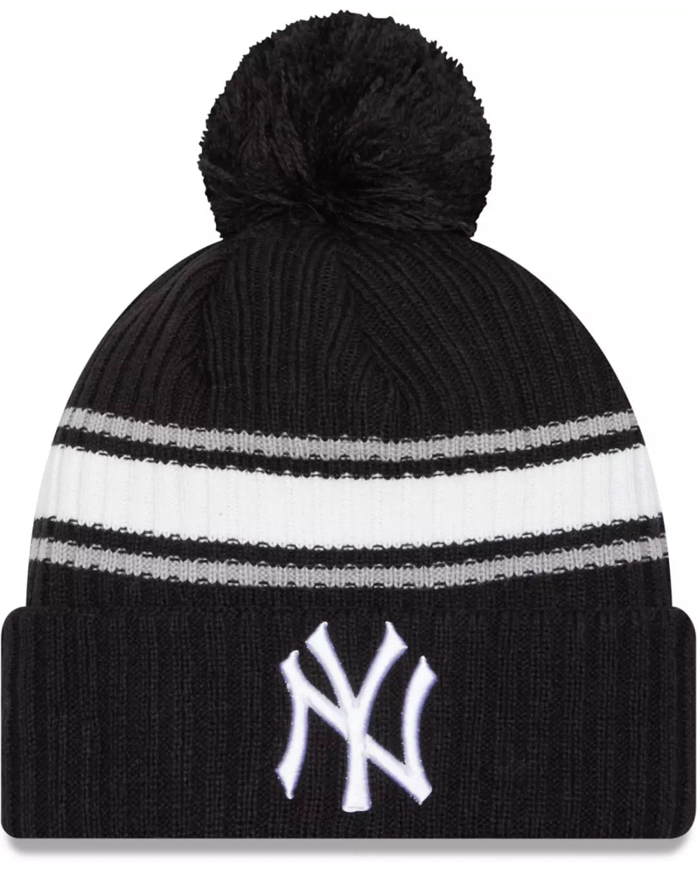 MLB Cuffed Knit Fold Toque Black