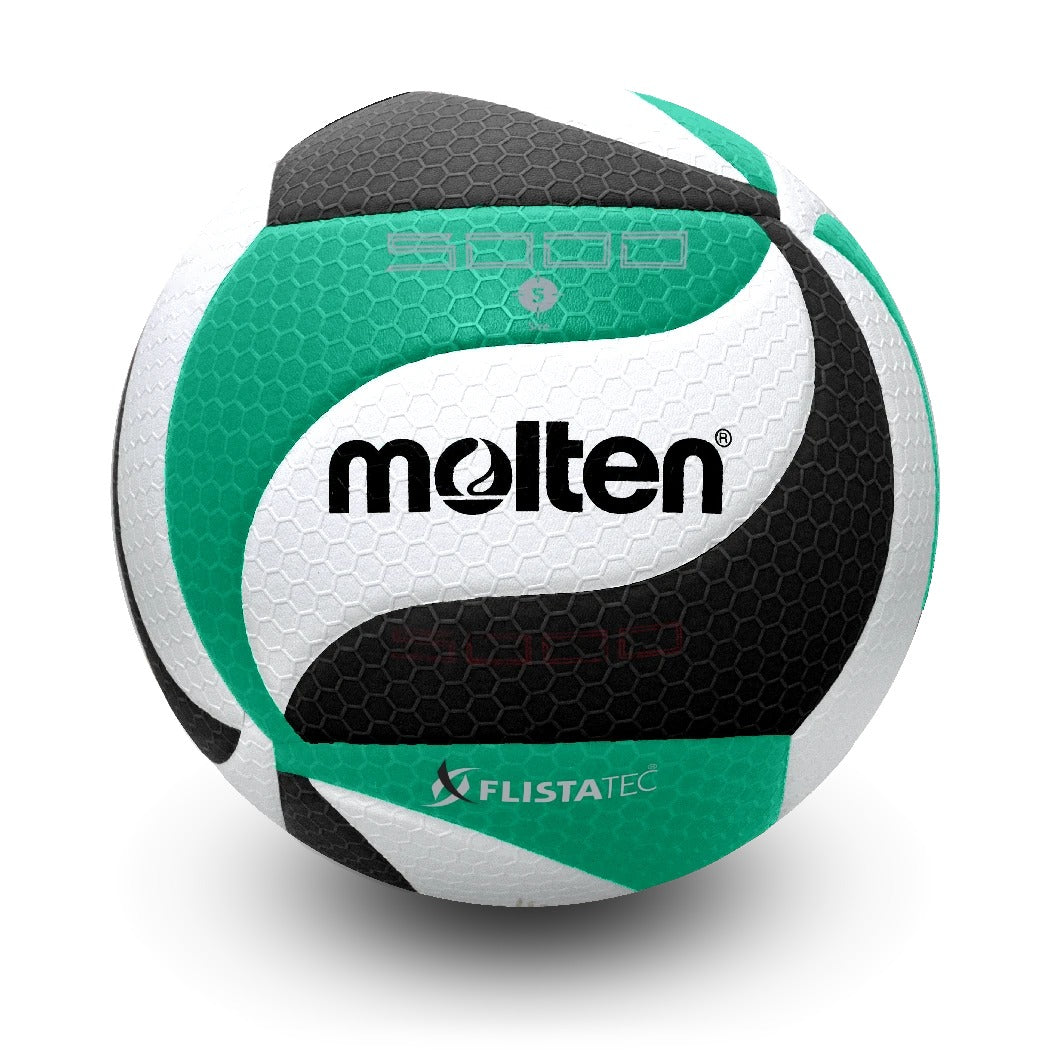 Molten V5M5000 Flistatec Volleyball - Black/Green