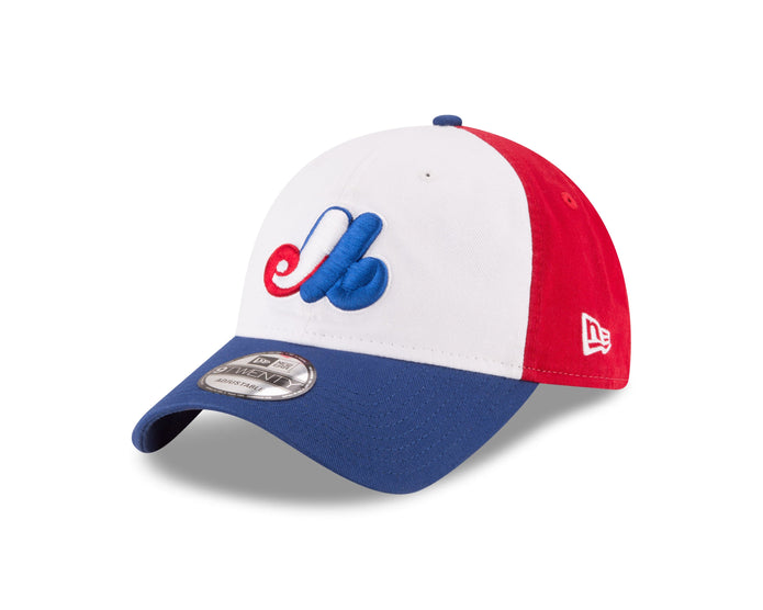 Montreal Expos Tricolor 9TWENTY Cooperstown Adjustable Hat