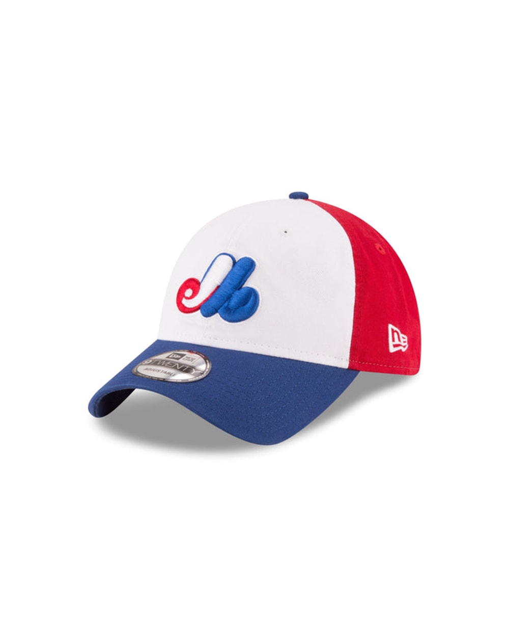 New Era Montreal Expos Tricolor 9TWENTY Cooperstown Adjustable Hat