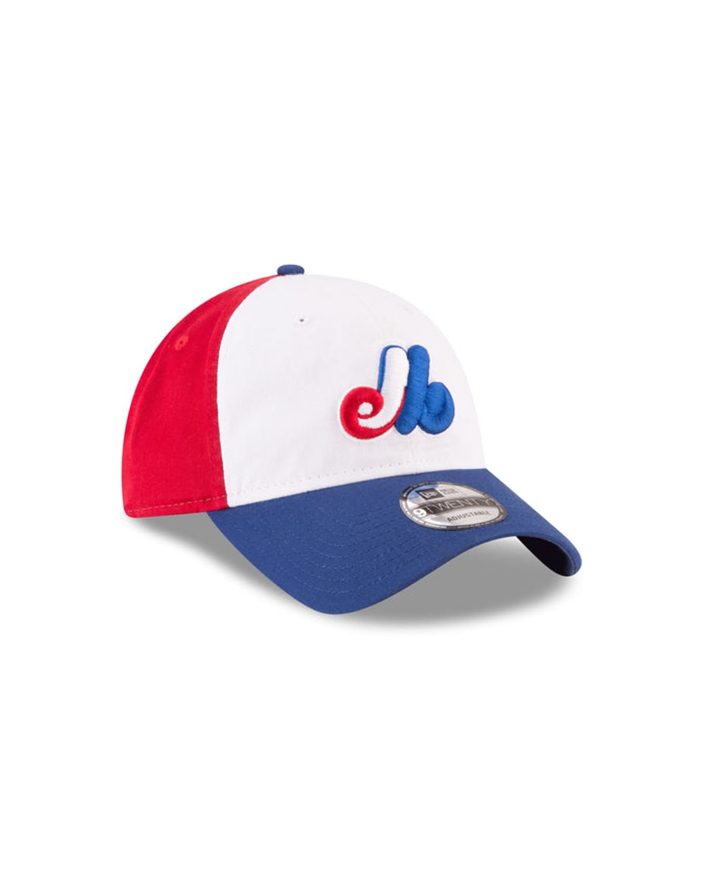 New Era Montreal Expos Tricolor 9TWENTY Cooperstown Adjustable Hat