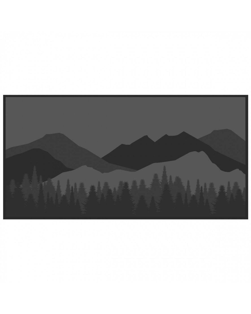 Mountain Wilderness Outdoor Mat - 18X9