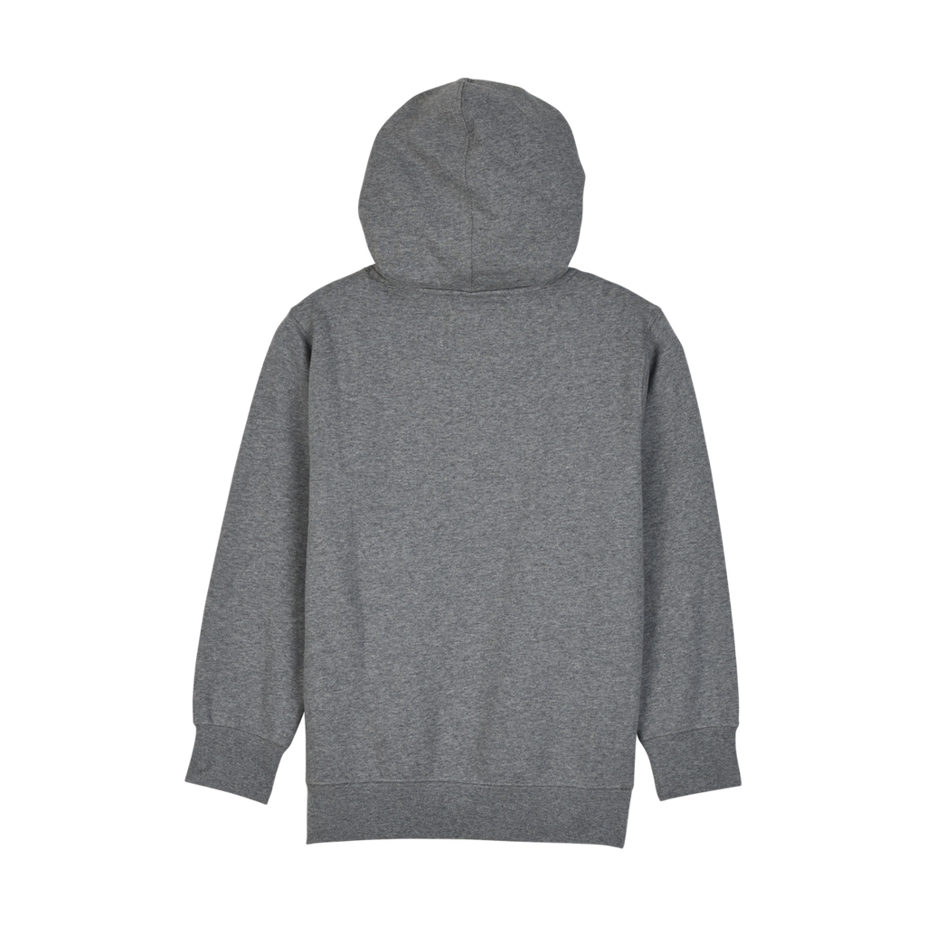 Fox Youth Scans Pullover Hoodie - Heather Graphite Grey - Back